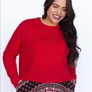 Agnes & Dora Red Pullover